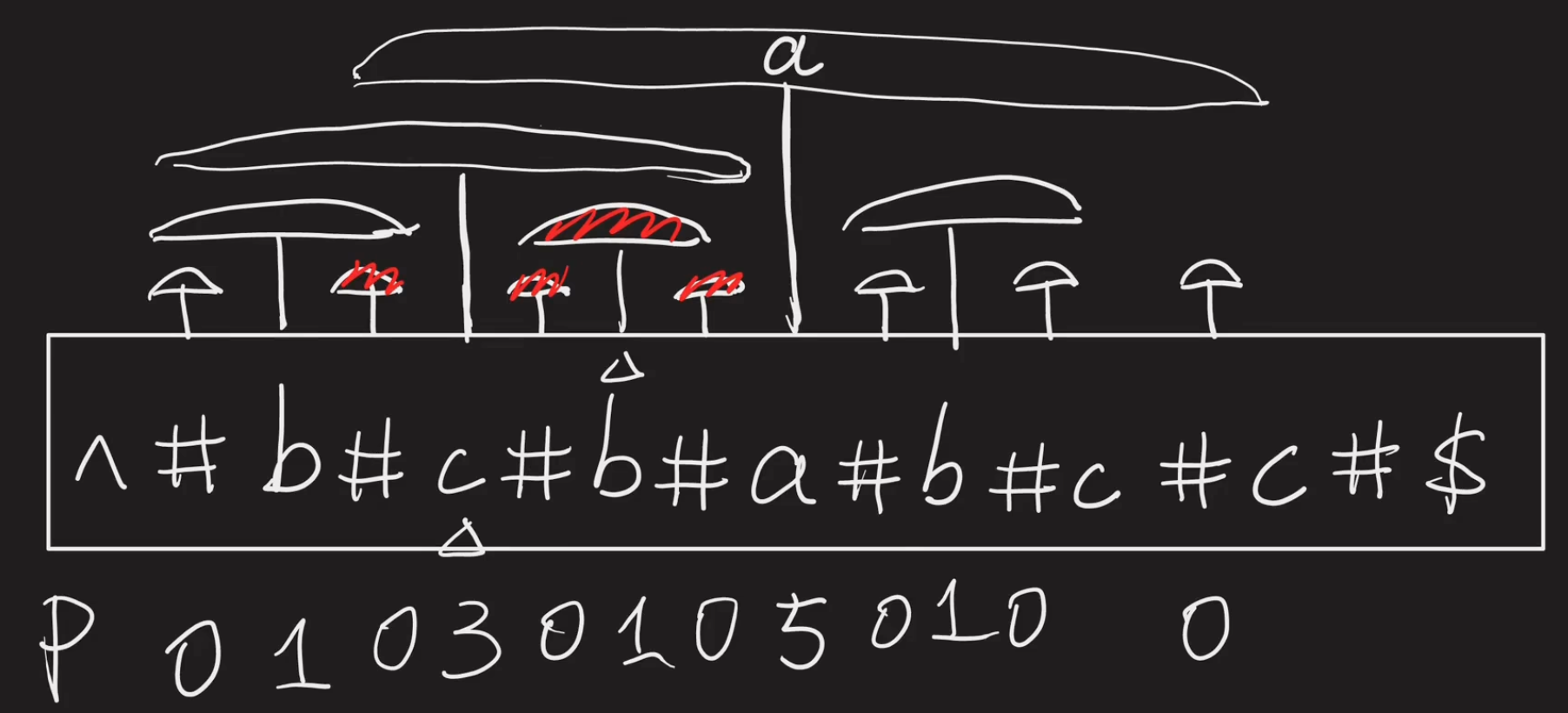 三角小标的蘑菇不可被对称