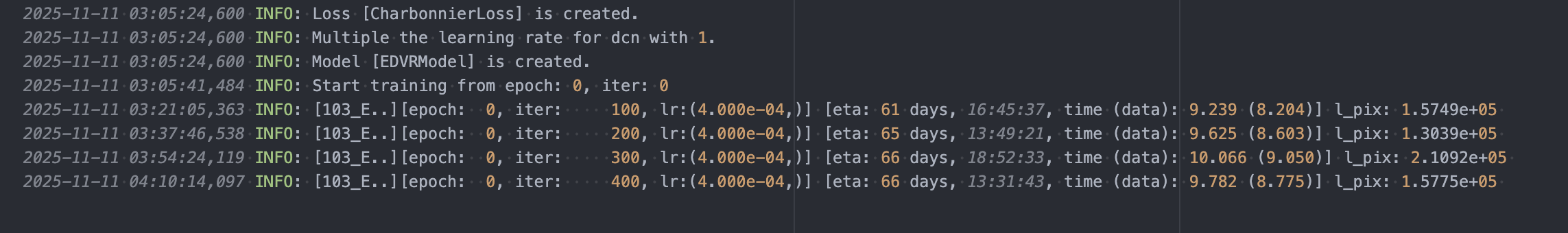 极慢的训练速度 极慢的训练速度